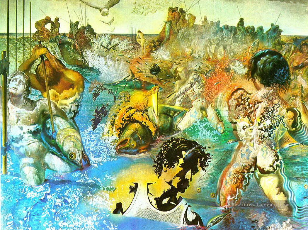 Tuna Fishing Salvador Dali Oil Paintings